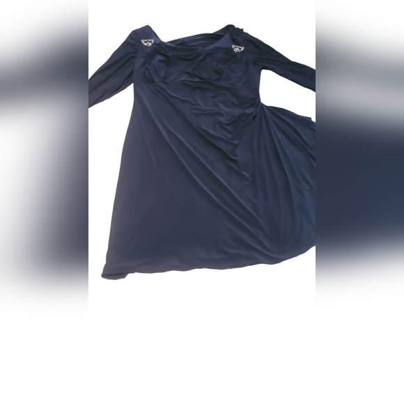 Alex Evenings Dresses & Skirts - EUC Alex Evenings Embellished/Ruched Cowl Neck Formal Knee Length Dress…